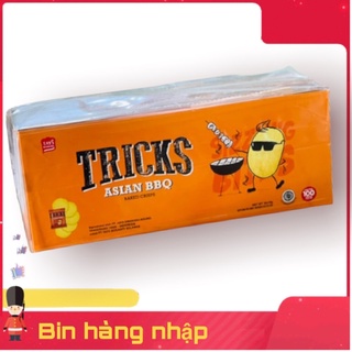 Bánh Khoai Tây Lát Tricks Vị BBQ Châu Á (Hộp 30 gói x 18gr)