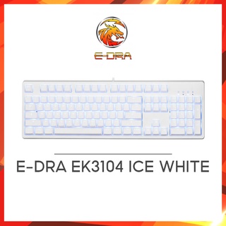 Bàn phím cơ E-Dra EK3104 Ice White