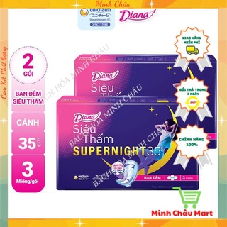 Băng Vệ Sinh Ban Đêm Diana Sensi Night 29cm/ 35cm