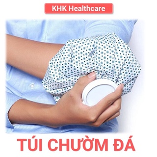 Túi chườm lạnh vải chấm bi size nhỏ - lớn (6inch - 9inch)