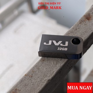 USB 32G/64GB/16GB/8GB/4GB JVJ FLASH S2 siêu nhỏ gọn vỏ kim loại - USB chống nước 2.0 tốc độ upto 100MB/s BH 2 Năm