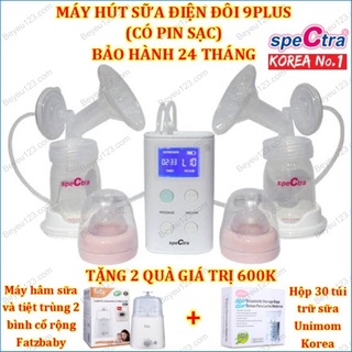 (COMBO 1) Máy hút sữa điện đôi cao cấp màn hình LCD (SPECTRA 9+ , 9PLUS, 9 PLUS / FATZ FATZBABY RESOANCE 5)