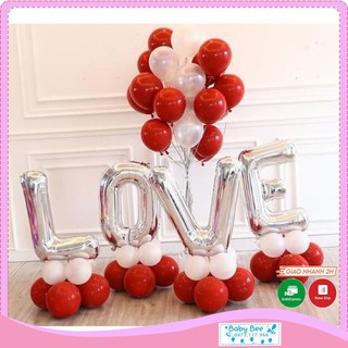 Bóng chữ LOVE cao 60cm
