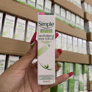 Lăn dưỡng mắt Simple Kind To Eyes Revitalising Eye Roll-On 15ml