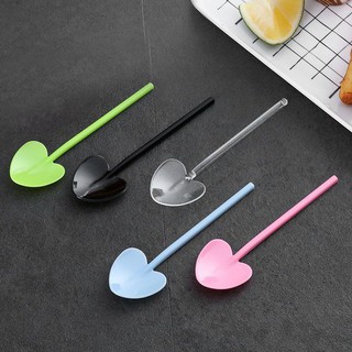 [MÀU NGẪU NHIÊN] Xẻng hình trái tim đa công dụng xúc muối tẩy tế bào chết, muỗng xúc kem, muỗng múc kem dưỡng da