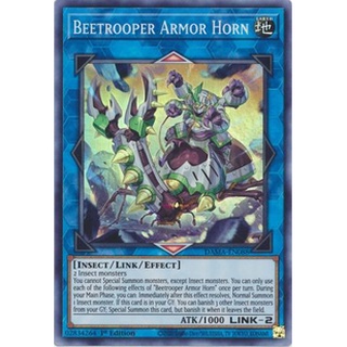 Thẻ bài Yugioh - TCG - Beetrooper Armor Horn / DAMA-EN088'