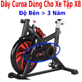 Xe đạp tập thể dục tập gym tập thể thao tại trong nhà Queen Sport X8 - Dây curoa cao su dự phòng dùng cho xe đạp thể dục
