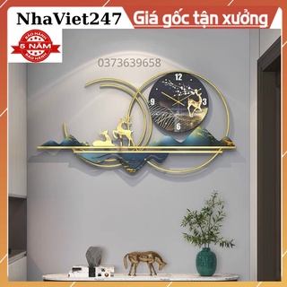 Đồng Hồ Treo Tường Đẹp-mã 35-vật trang trí tường-Thân Kim Loại Mạ,Qùa Tặng Đẹp,Giá Rẻ-Ý Nghĩa-Bảo Hành 5 Năm