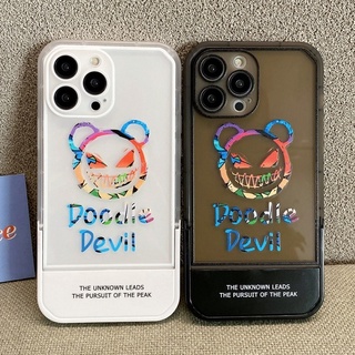 Ốp Điện Thoại Họa Tiết Gấu Hoạt Hình Chống Sốc Cho iPhone 7 plus X xs max xr 11 pro max 12 pro max 13 pro max