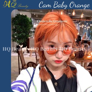 Thuốc nhuộm tóc màu Cam Baby Orange + Tặng gang tay và oxy trợ nhuộm