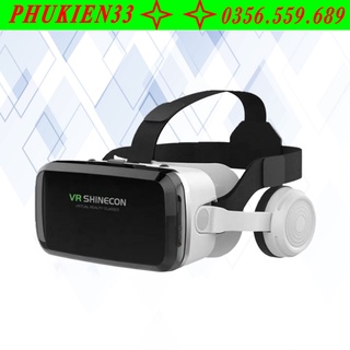 Kính thực tế ảo VR Shinecon G04BS 2021 hỗ trợ 6.7inch có tai nghe - Thấu kính bluelens chống ánh sáng xanh