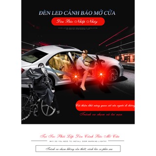 đèn led cảnh báo mở cửa xe ô tô (4 chiếc)
