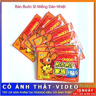 Miếng dán giữ ấm giúp tăng nhiệt độ cơ thể nhiều mẫu