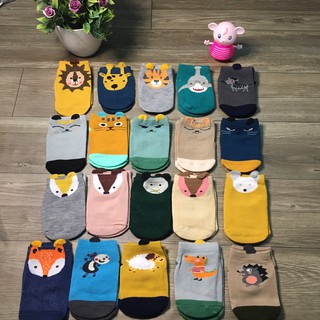 [SIÊU ĐÁNG YÊU] Set 10 Đôi Tất Cho Bé Có Chống Trơn Kèm Túi Zip Hàng Cao Cấp
