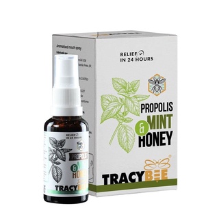 Sỉ combo 5 hộp keo ong xanh tracybee hương vị bạc hà hộp 30ml