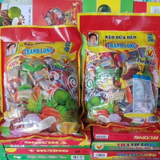 Kẹo Dừa Dẻo Thanh Long 500G  -Kẹo dừa bến tre chuẩn lò Thanh Long trên 40 năm danh tiếng