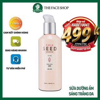 Sữa dưỡng ẩm sáng mịn da trắng da phục hồi da hư tổn The Face Shop Chia Seed Advanced Hydro Lotion 145ml