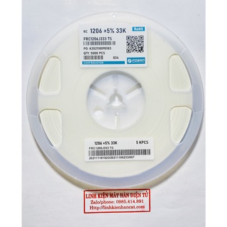 100 Con Điện Trở Dán 33K Kiểu 1206 SMD