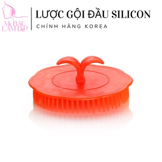 Lược gội đầu Silicone mềm - massage da đầu, tẩy tế bào chết, gỡ dối, giảm rụng, kích thích mọc tóc