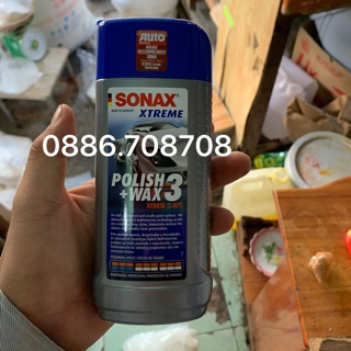 Đánh bóng xoá xước bảo vệ sơn Sonax Xtreme Wax3 250ml