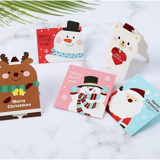 THIỆP NOEL GIÁNG SINH MINI CUTE DỄ THƯƠNG KÈM PHONG BÌ