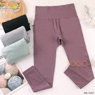 QUẦN LEGGNG NỮ LƯNG CAO DÁNG THỂ THAO TẬP GYM YOGA CO GIÃN 4 CHIỀU NÂNG MÔNG SIÊU TÔN DÁNG YOGO G307