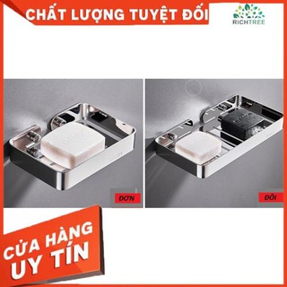 [FREE SHIP] Kệ để xà bông trong nhà tắm chất liệu inox SUS 304 Loại bắt vít có thể dính tường RT01 + Kèm keo và ốc vít