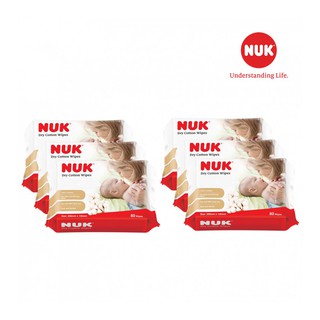 Túi 6 gói khăn vải khô đa năng Nuk