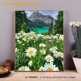 Tranh Sơn Dầu Số Hóa Thư Pháp Tranhsohoavn Vô Cùng Ý Nghĩa, Tự Tô Màu Treo Tường