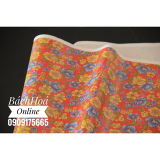[Mẫu Hoa Xuân] Giấy nền đỏ kích thước 50x72 cm
