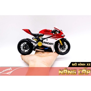 MÔ HÌNH SIÊU XE DUCATI 1299 PANIGALE S CUSTOM 50TH ANNIVERSARY RED WHITE 1:12 AUTONO1 D130