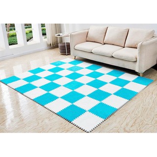 Thảm Xốp Ghép Lông Mềm Chống Trơn Trượt Lót Sàn Kt 30*30*1cm
