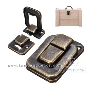 2 Khóa hộp Đơn Cổ điển size lớn 36 – KT:3.8cm