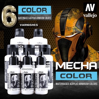 Sơn phủ Vecni gốc nước Vallejo Mecha Color Varnish Series - Sơn Mô Hình