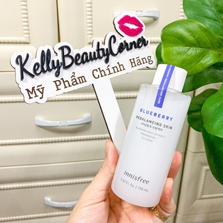 Nước hoa hồng trắng da Innisfree Blueberry Rebalancing Skin