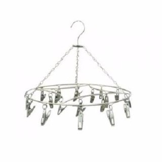 Kẹp Inox Phơi Tất, Khẩu Trang Vuông Tròn