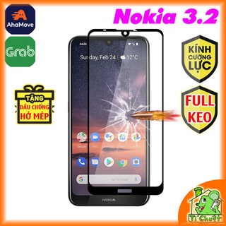 [FULL KEO-Ảnh Thật] Kính CL Nokia 3.2 2019 Cường Lực 2.5D FULL Màn