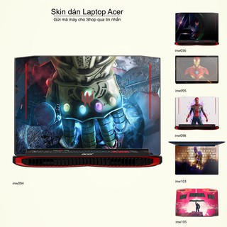 Skin dán Laptop Acer in hình Inifinity War (inbox mã máy cho Shop)