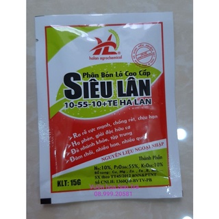 (Quận 8 - Giao 1-3h) Phân bón lá SIÊU LÂN, ra rễ mạnh, chống thối rễ.