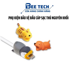 Nút chống đứt gãy đầu cáp sạc BEETECH hình thú nguyên khối dễ thương