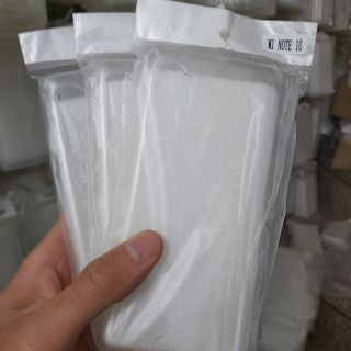 Bộ 3 Ốp lưng Silicon trong suốt xiaomi mi note 10