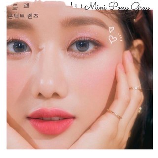 contact lens Mẫu Lens Xám Tây + Nâu Tự Nhiên bán chạy nhất (Giãn thông dụng size S)
