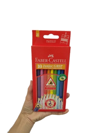 Chì Màu Junior Grip - 10 Màu Dài - Faber-Castell-116260 - Faber-Castell
