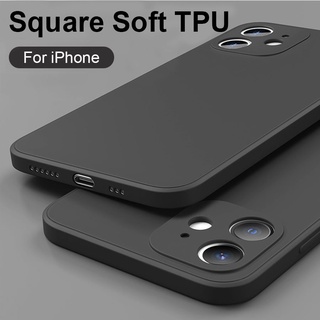 Ốp điện thoại silicon màu nhám chống nước bảo vệ camera thích hợp cho iPhone 13 12 Mini 11 Pro Max