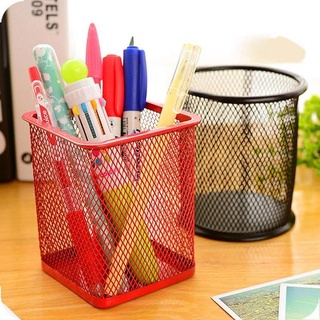 Hộp đựng bút lưới màu kim loại đa năng, tiên dụng