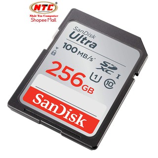 Thẻ nhớ Máy Ảnh SDXC SanDisk Ultra 667x 256GB UHS-I 100MB/s (Xám)