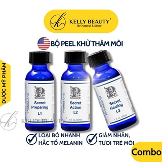 Bộ Peel Môi MIBITI PRUDENTE USA - Giúp Khử Thâm, Trẻ Hóa Vùng Môi Nhanh Chóng, Hiệu Quả Cao, An Toàn | Kelly Beauty