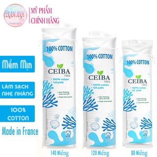 Bông Tẩy Trang Ceiba 100% Cotton Mềm Mịn
