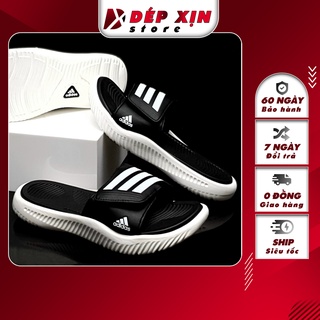 Dép ADIDAS ALPHABOUNCE Thái Lan cao cấp siêu bền nhẹ (Đen sọc Ngang)