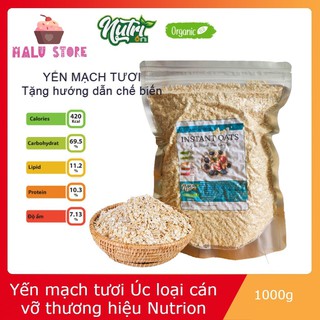 1KG Yến Mạch cán dẹt/ cán vỡ- Úc